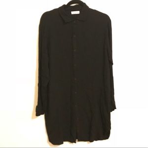 Lacausa black shirt dress size M